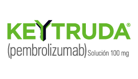 Logo keytruda (pembrolizumab) solución 100mg